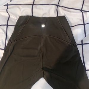 army green lululemon leggings
